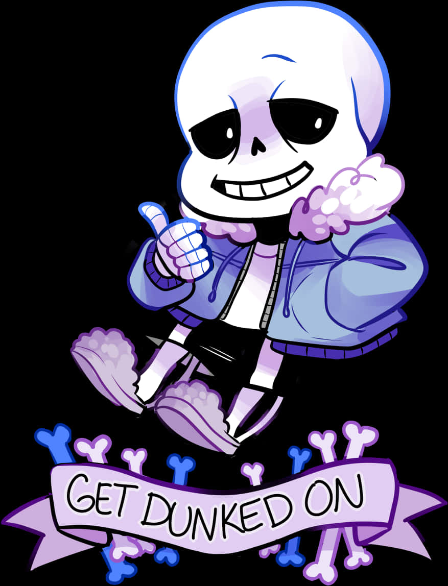 Undertale_ Sans_ Get_ Dunked_ On PNG Image