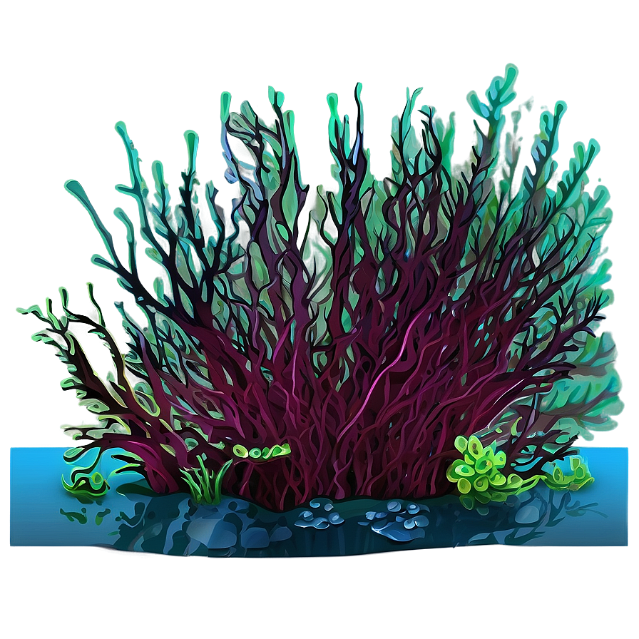 Underwater Algae Scene Png Yby PNG Image