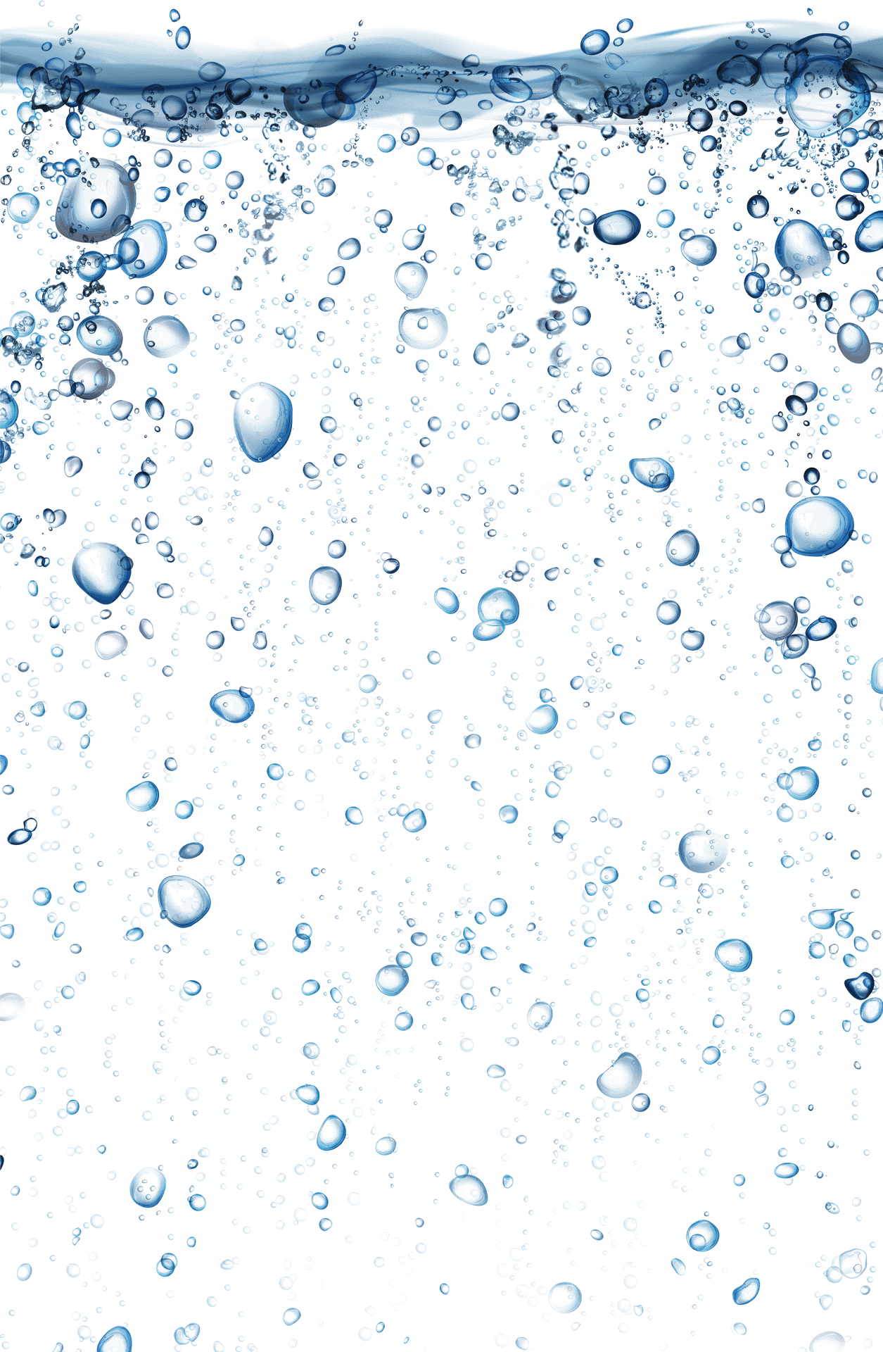 Underwater Bubbles Abstract Background PNG Image