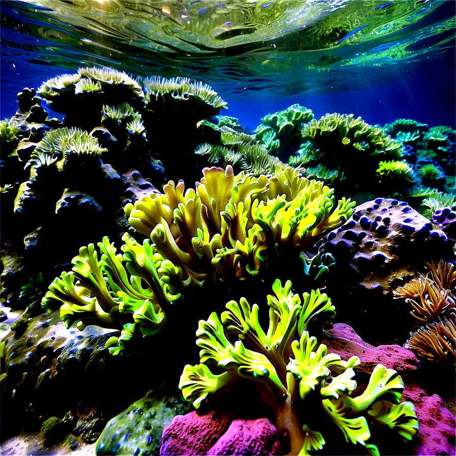 Underwater Coral Landscape Png Lsf86 PNG Image