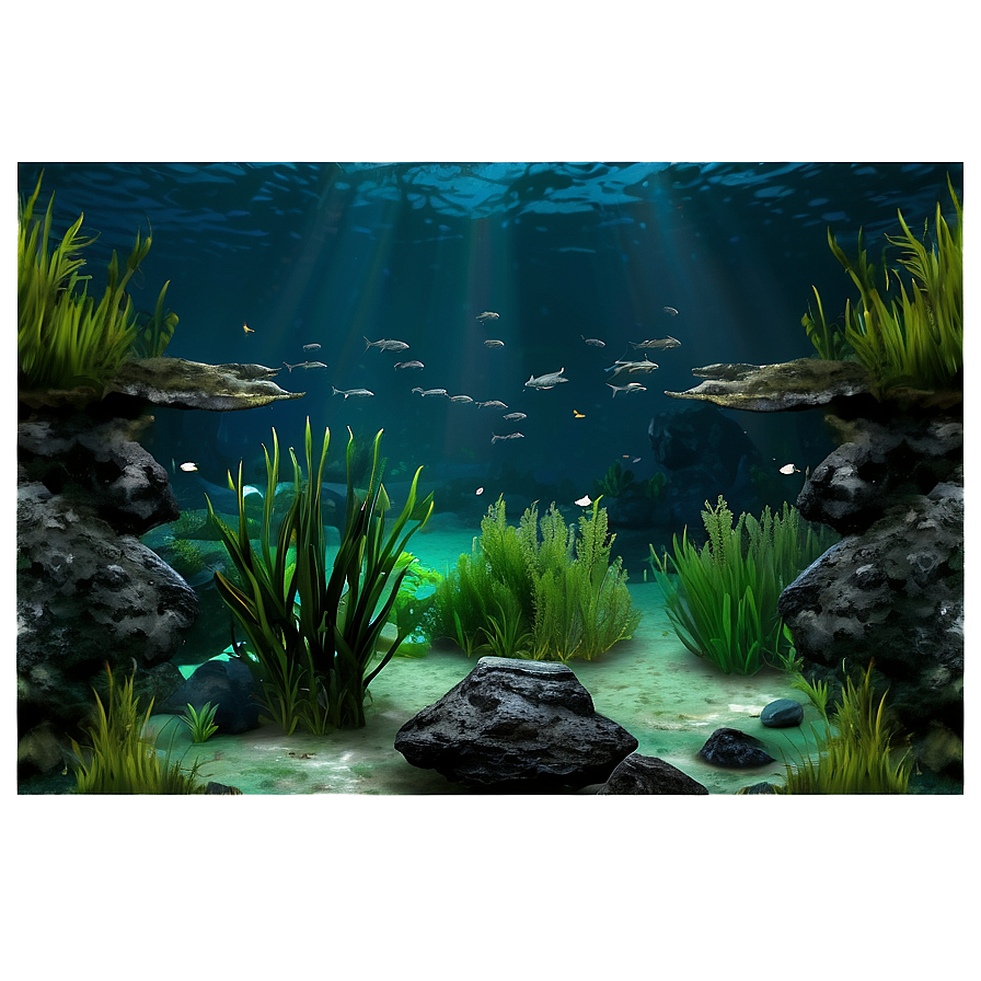 Underwater Landscape Png Ebs PNG Image