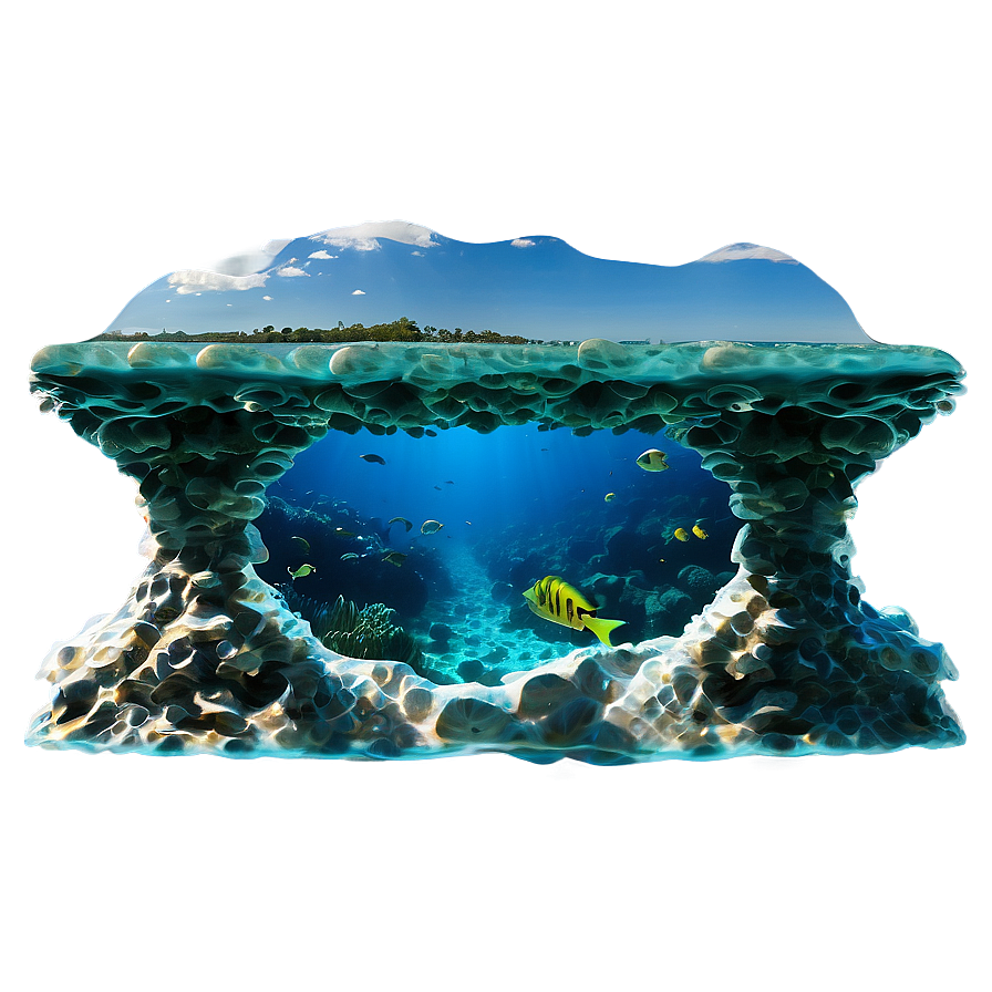 Underwater Seascapes Png Nhm PNG Image