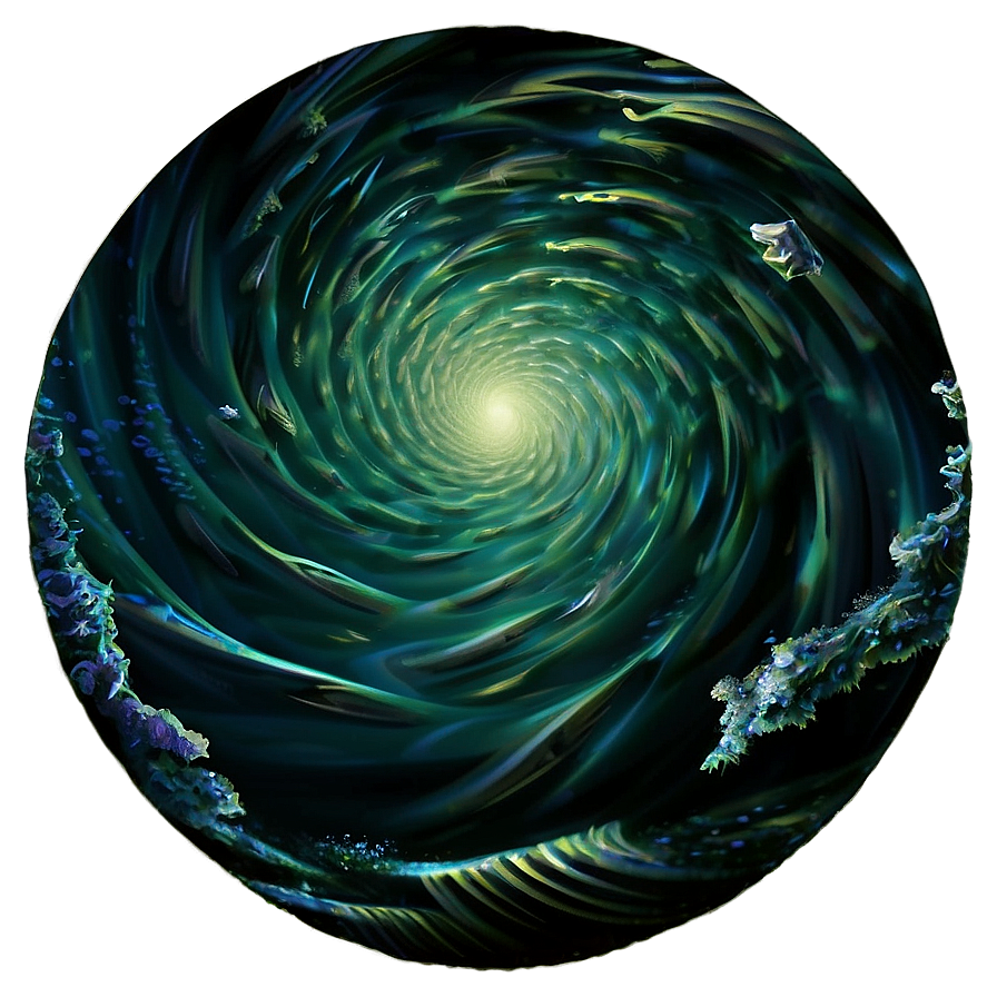 Underwater Whirlpool Scene Png 4 PNG Image