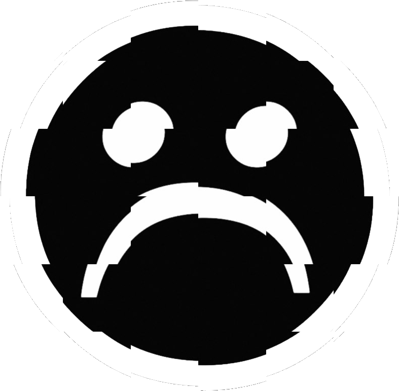 Unhappy Face Icon PNG Image