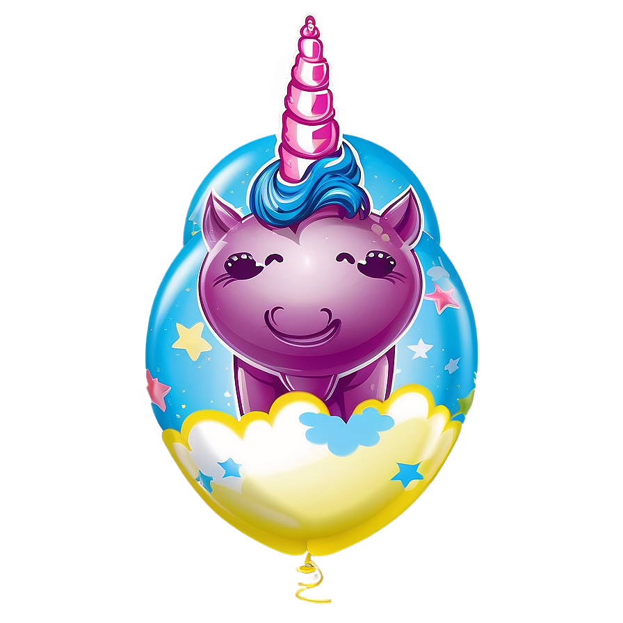 Unicorn Balloon Png 05032024 PNG Image