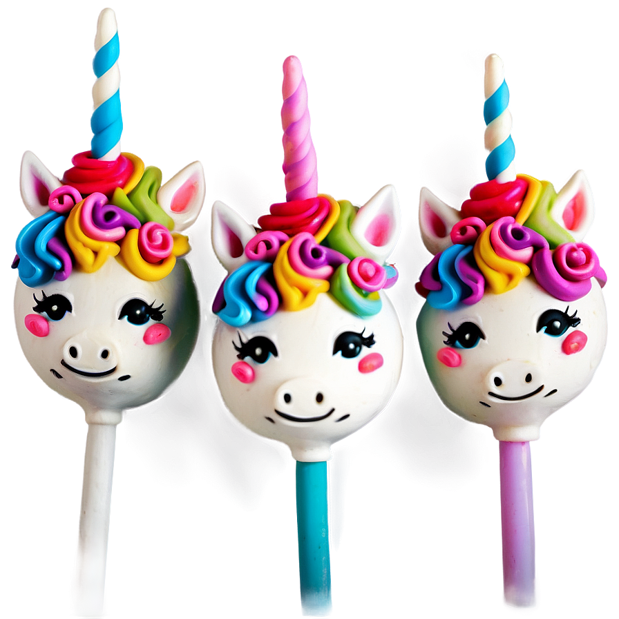 Unicorn Cake Pops Png 06272024 PNG Image