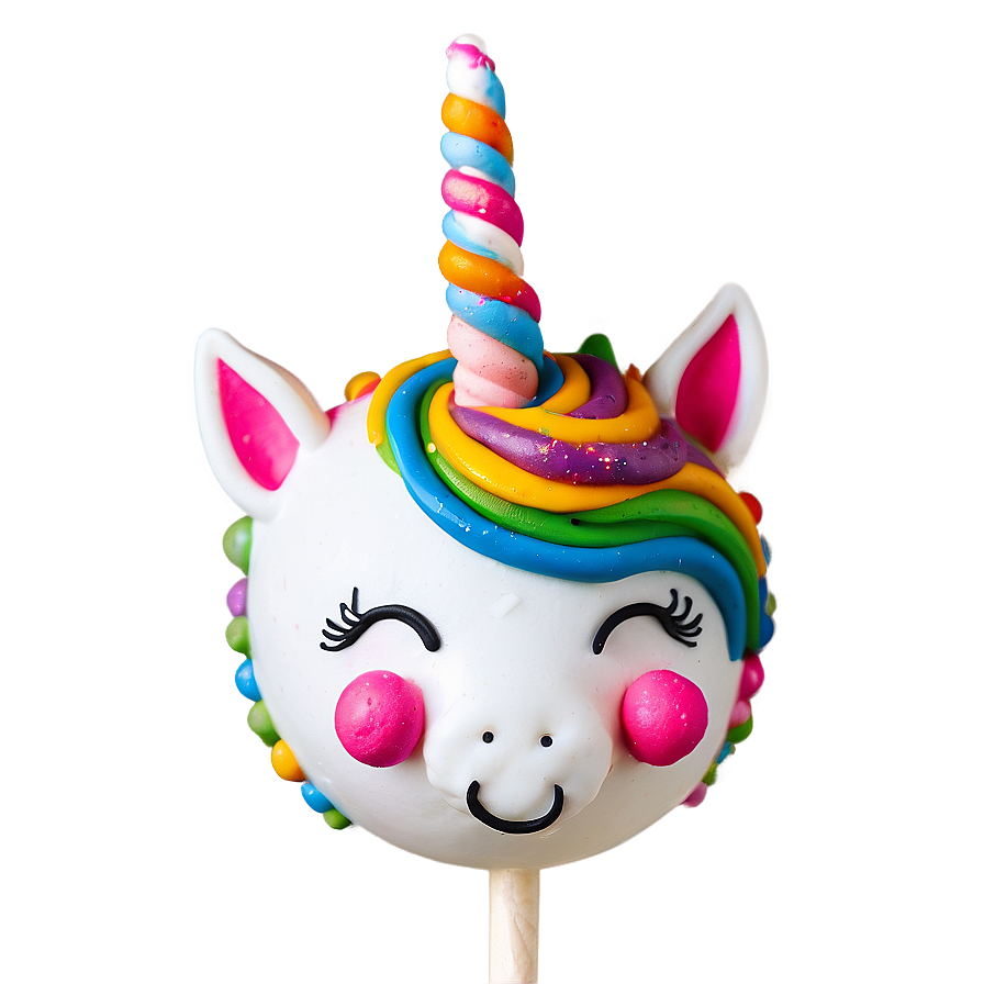 Unicorn Cake Pops Png 06272024 PNG Image