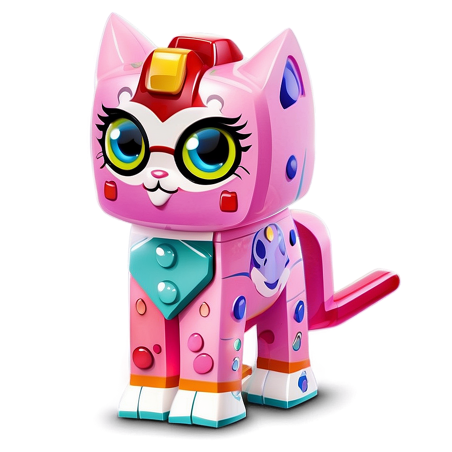 Unikitty Cartoon Character Png Jgl36 PNG Image