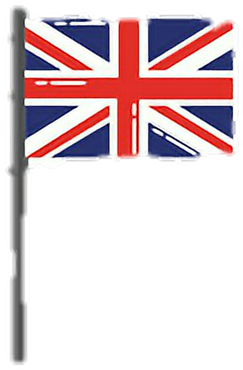 Union Jack Flagon Pole PNG Image