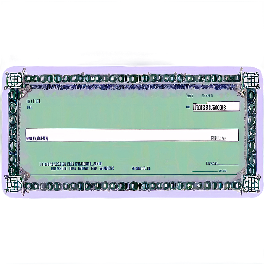 Unique Bank Check Creation Png 53 PNG Image