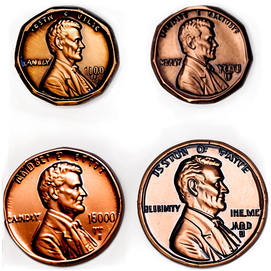 Unique Pennies Set Png 54 PNG Image