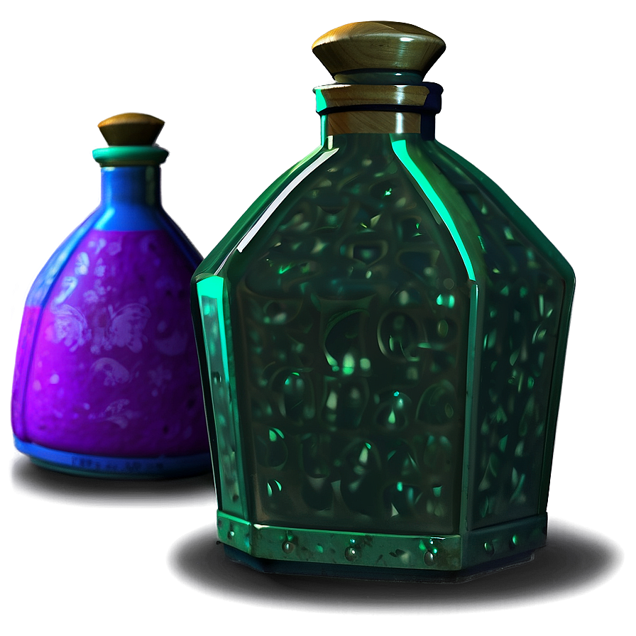 Unique Potion Bottle Png Taf PNG Image