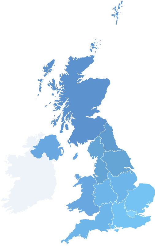 United Kingdom Outline Map PNG Image