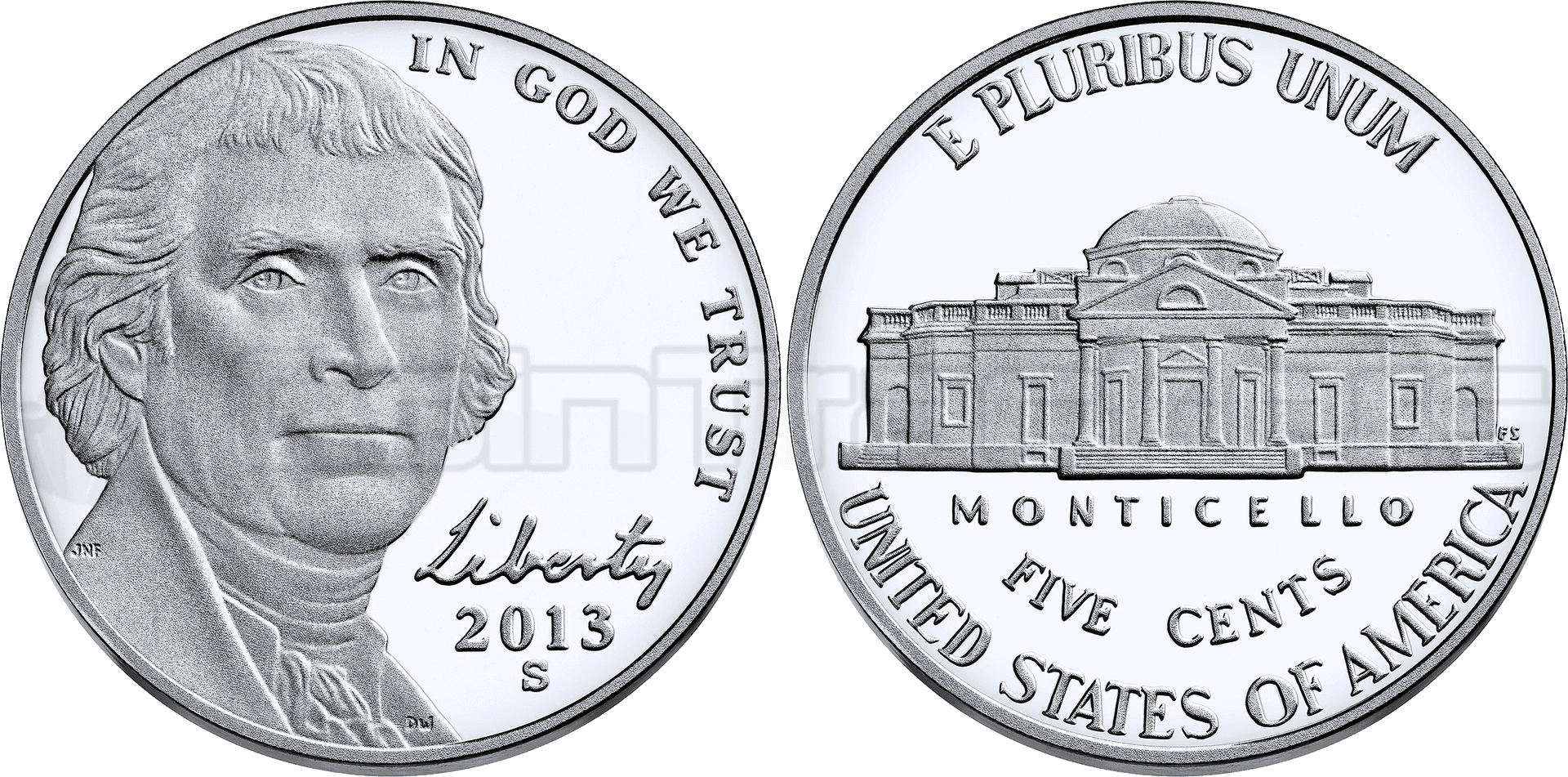 United States Nickel Coin2013 PNG Image