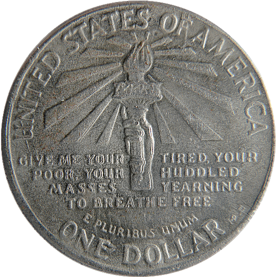 United States Silver Dollar Coin PNG Image