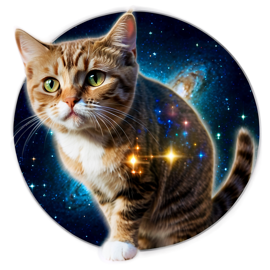 Universe Cat Png Yeh PNG Image