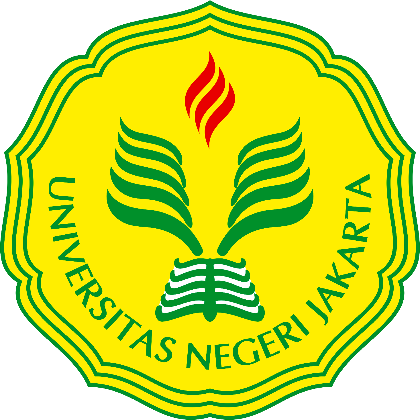 Universitas Negeri Jakarta Emblem PNG Image