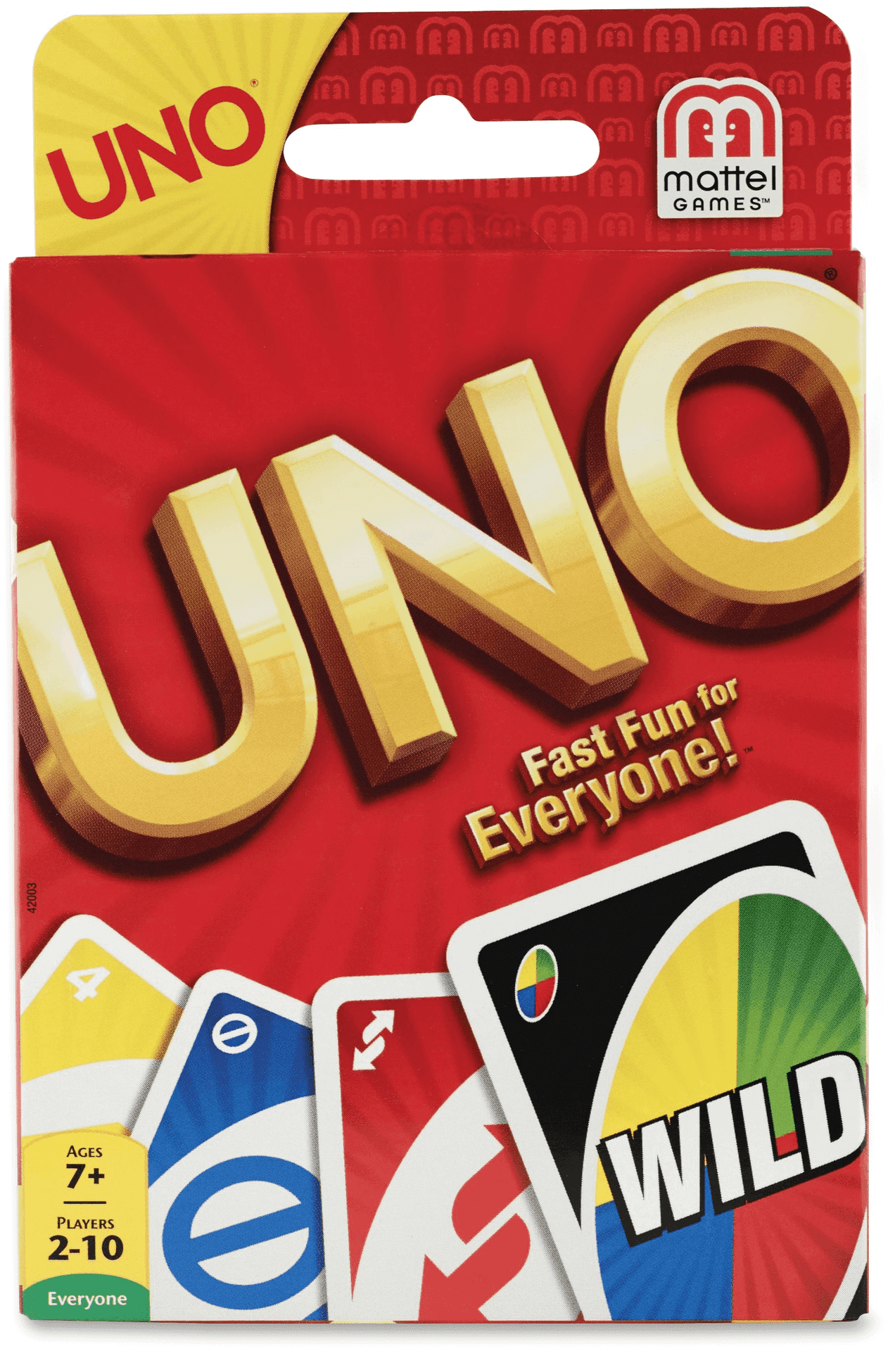 Uno Card Game Packaging PNG Image