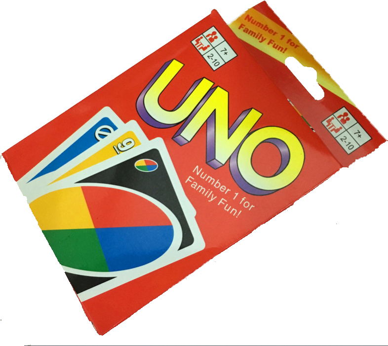 Uno Card Game Packaging PNG Image