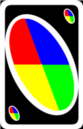 Uno Wild Card PNG Image