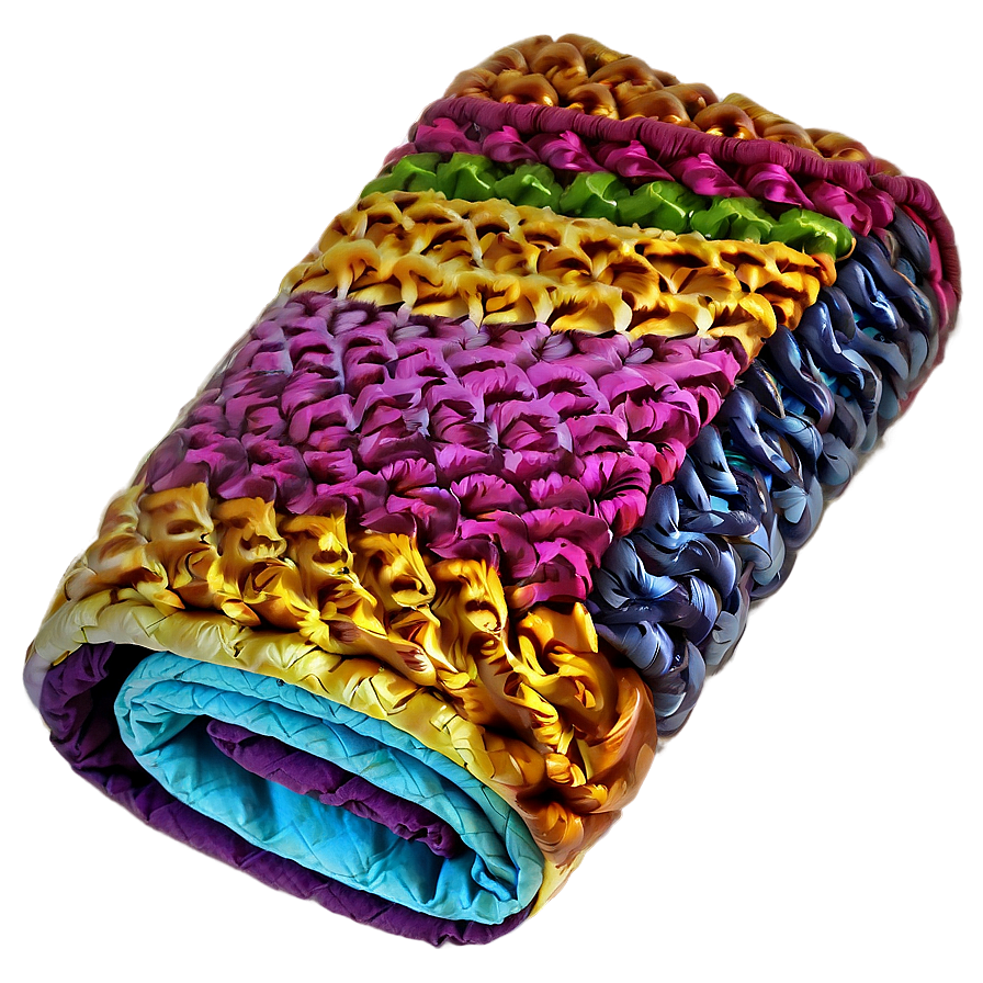 Unrolled Blanket Graphic Png Riy PNG Image