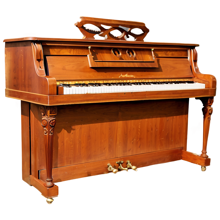 Upright Piano With Bench Png 89 PNG Image