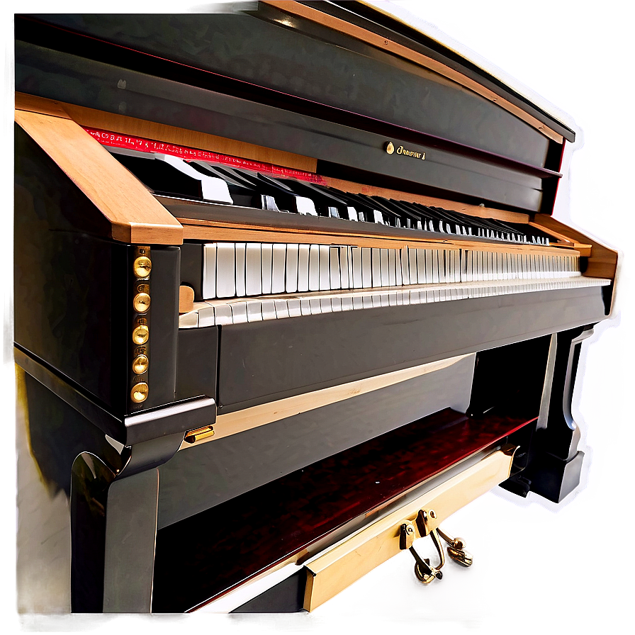 Upright Piano With Built-in Metronome Png Pbn PNG Image