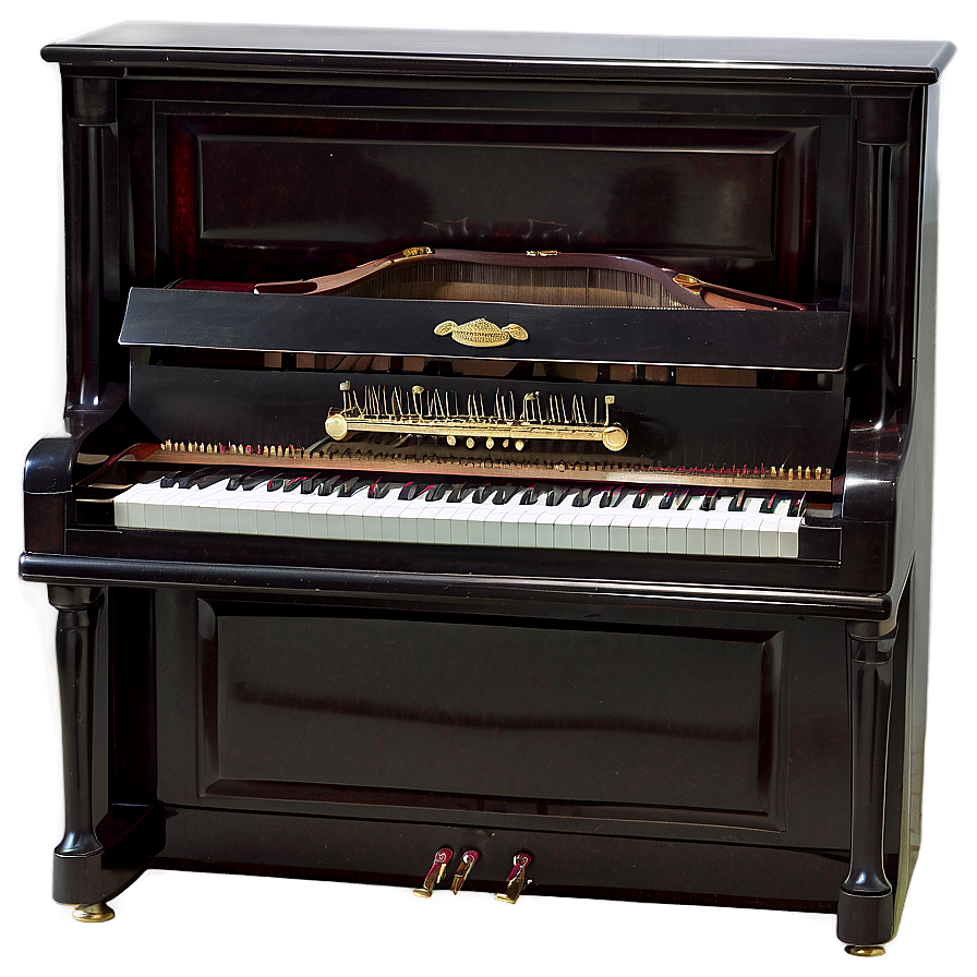 Upright Piano With Open Lid Png Sdb34 PNG Image