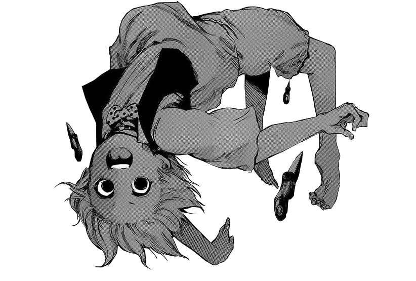 Upside Down Anime Character PNG Image