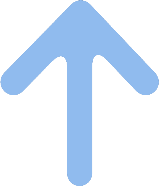 Upward Arrow Icon Blue Background PNG Image