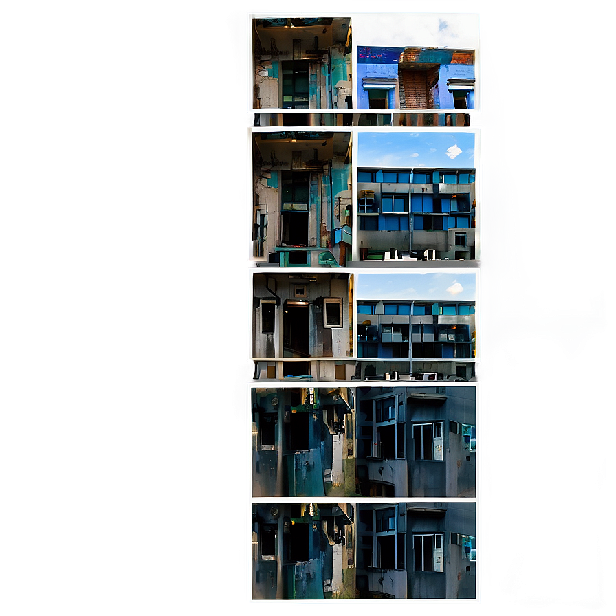 Urban Exploration Photo Strip Png Ksb PNG Image