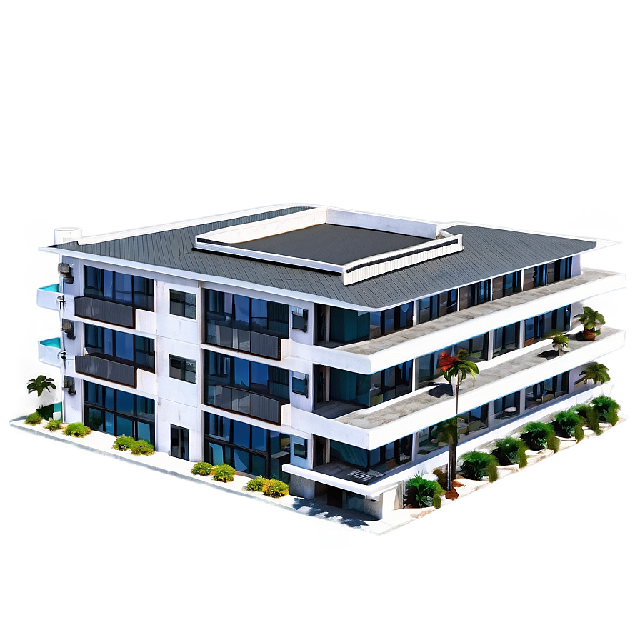 Urban Loft Building Png Eln30 PNG Image