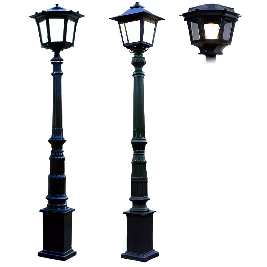 Urban Metal Light Post Png Grc PNG Image