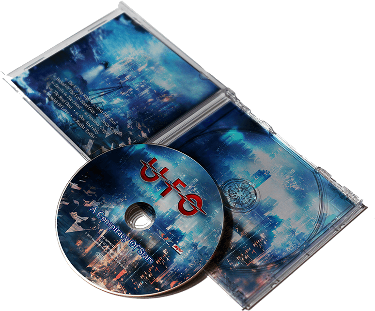 Urban Nightscape C D Caseand Disc PNG Image