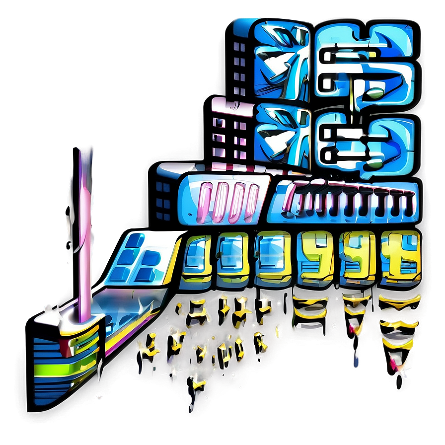 Urban Street Art Graphic Png Gtl PNG Image