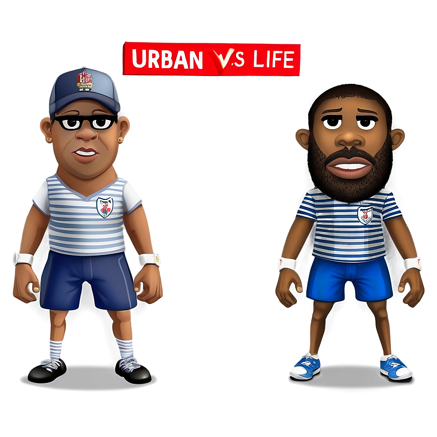 Urban Vs Rural Life Clash Png Tsm32 PNG Image