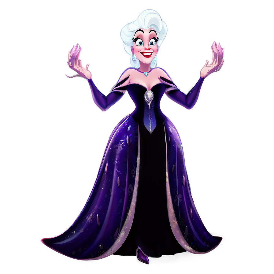 Ursula Disney Sea Witch Png 06282024 PNG Image