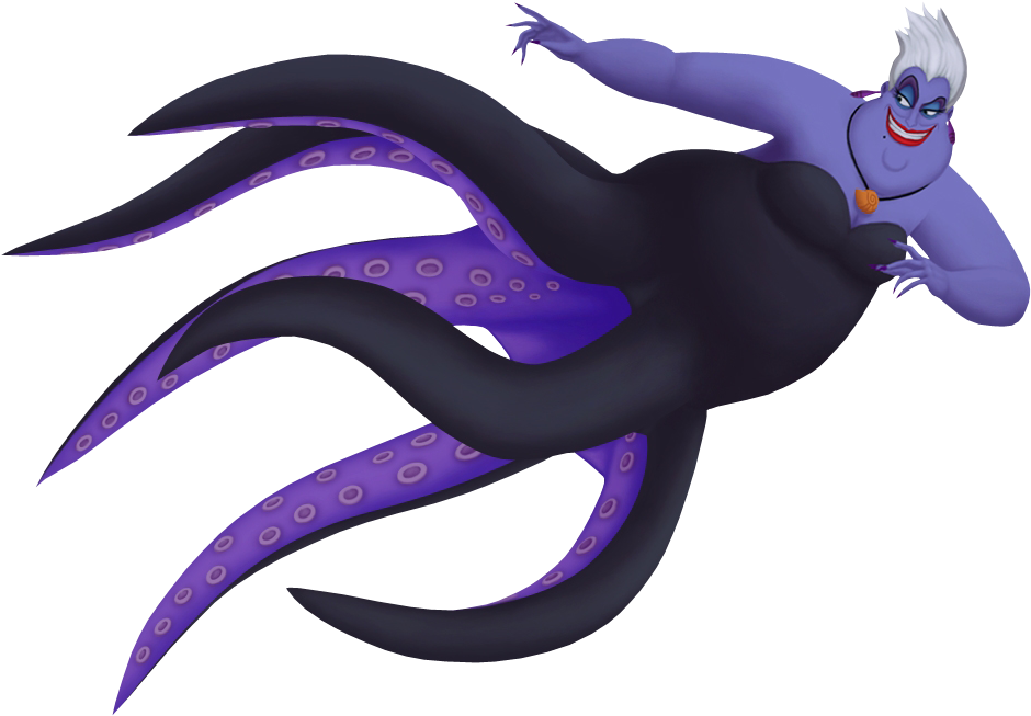 Ursula The Little Mermaid Villain PNG Image