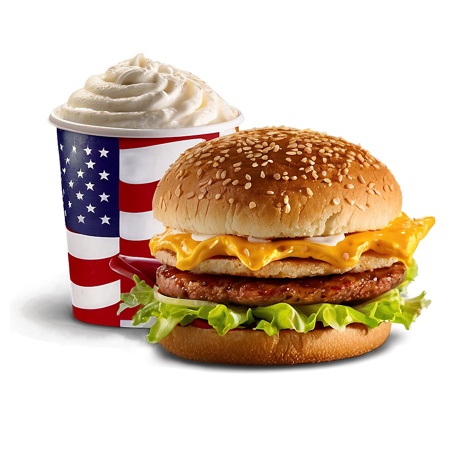 Usa Fast Food Combo Png Xce33 PNG Image