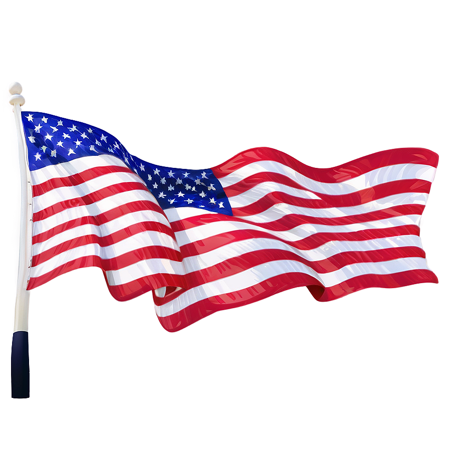 Usa Flag Waving Animation Png 05242024 PNG Image