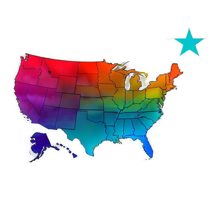 Usa Map Silhouette Png Foi PNG Image