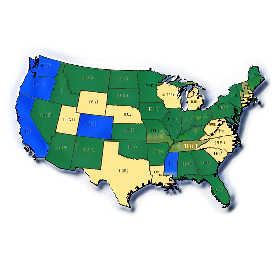 Usa States Quiz Png Mrm2 PNG Image