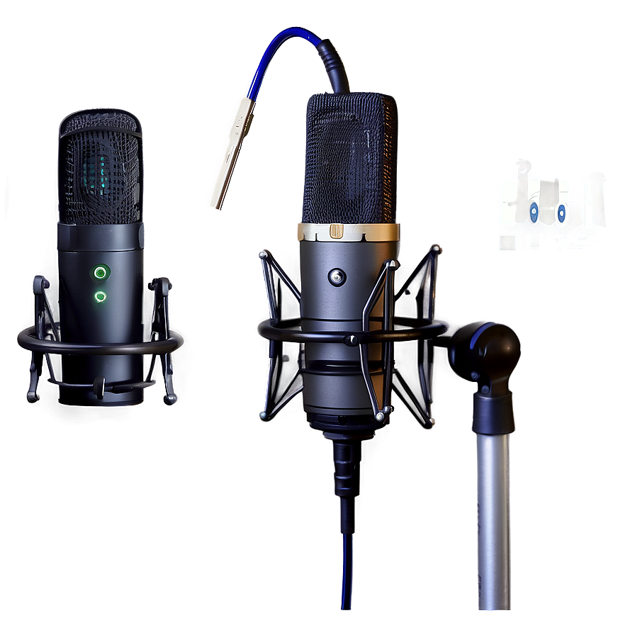 Usb Podcast Microphone Setup Png Cei65 PNG Image