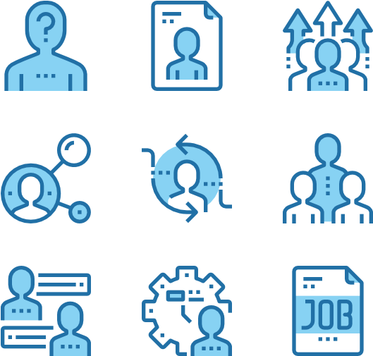 User Profile Icons Set PNG Image