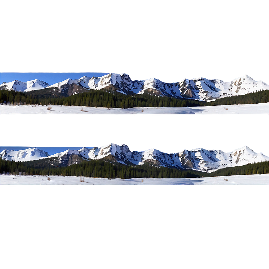 Utah Winter Mountains Png Ajr73 PNG Image