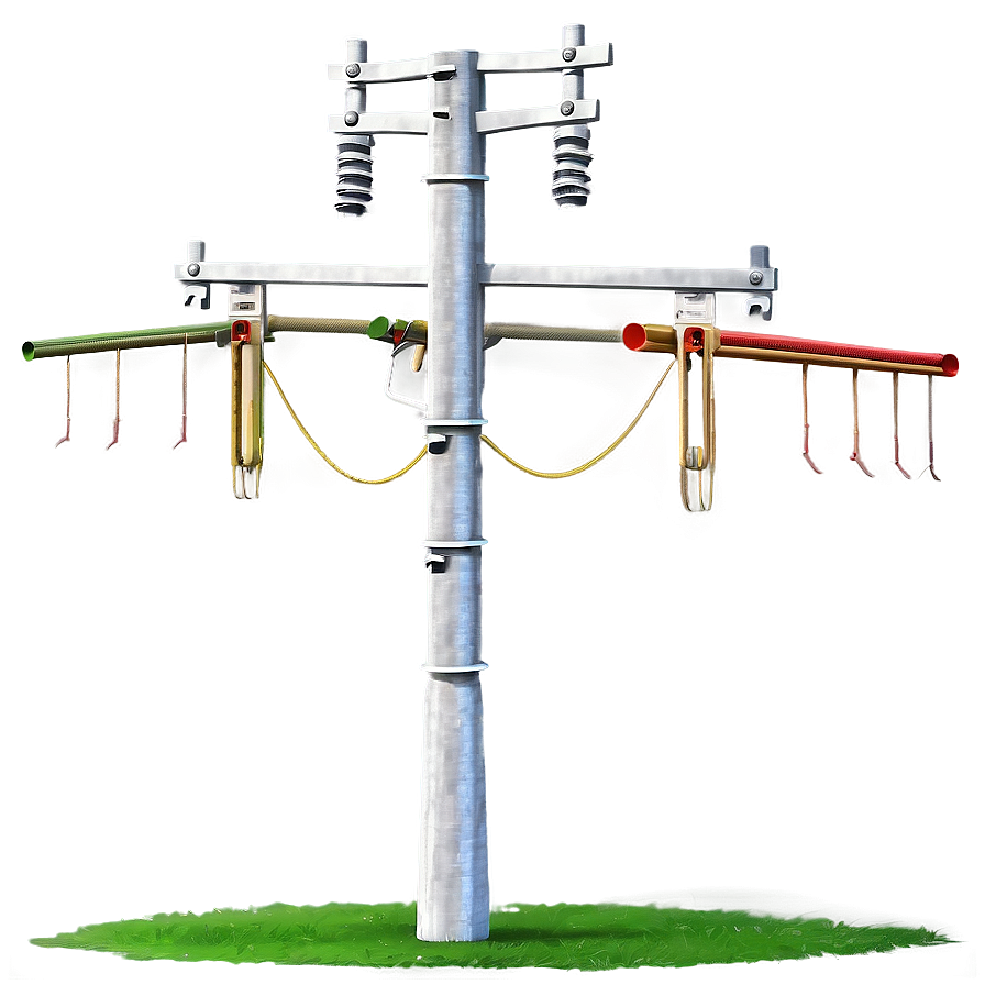 Utility Pole With Transformers Png Cuh88 PNG Image