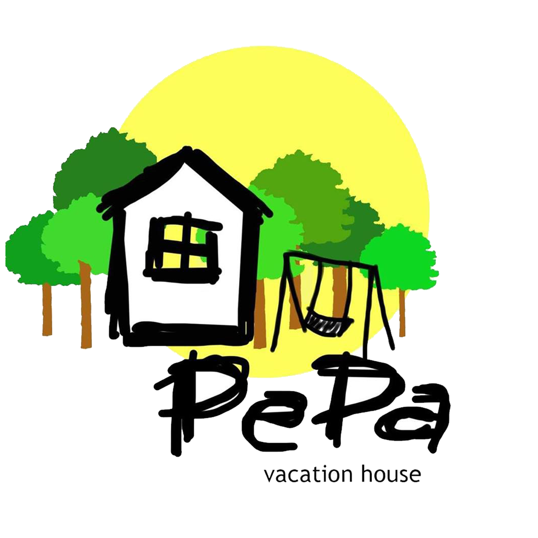 Vacation House Logo PNG Image