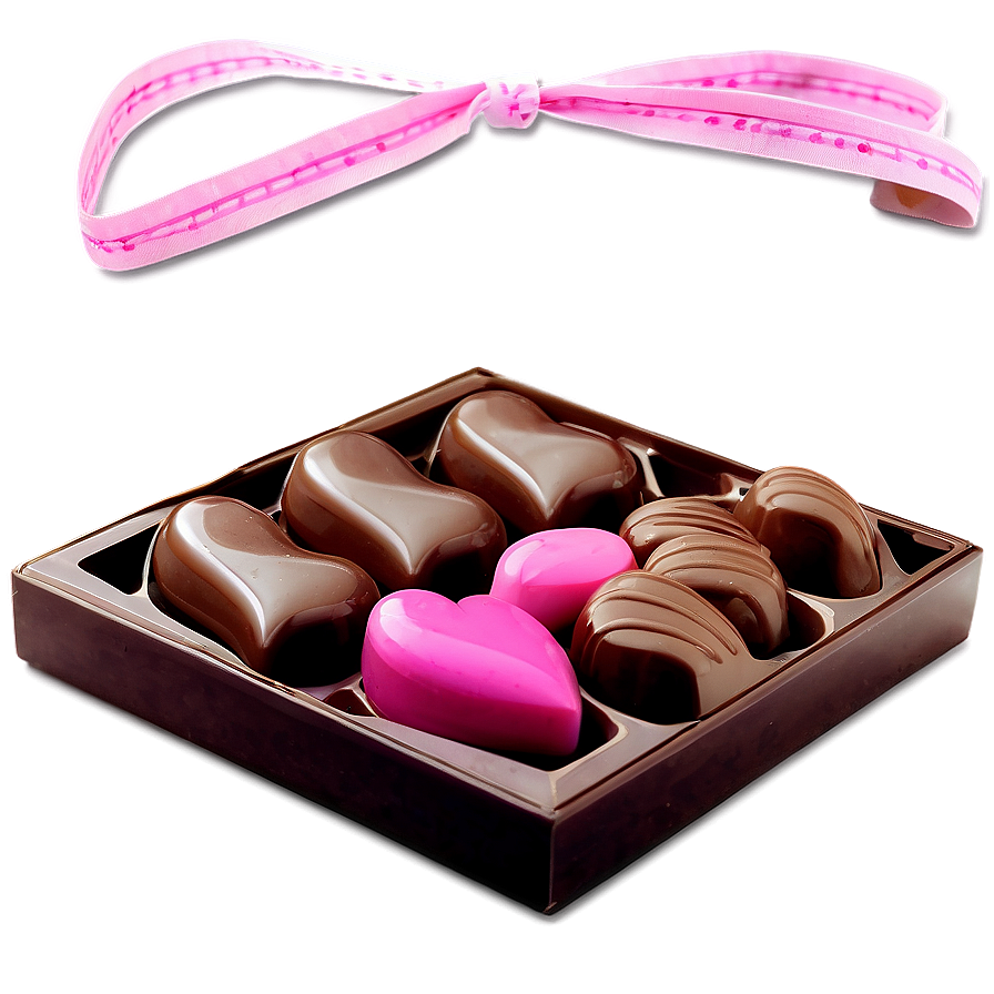 Valentine Chocolate Box Png 05242024 PNG Image