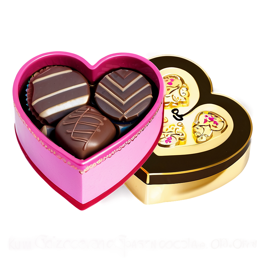 Valentine Chocolate Box Png Nce67 PNG Image