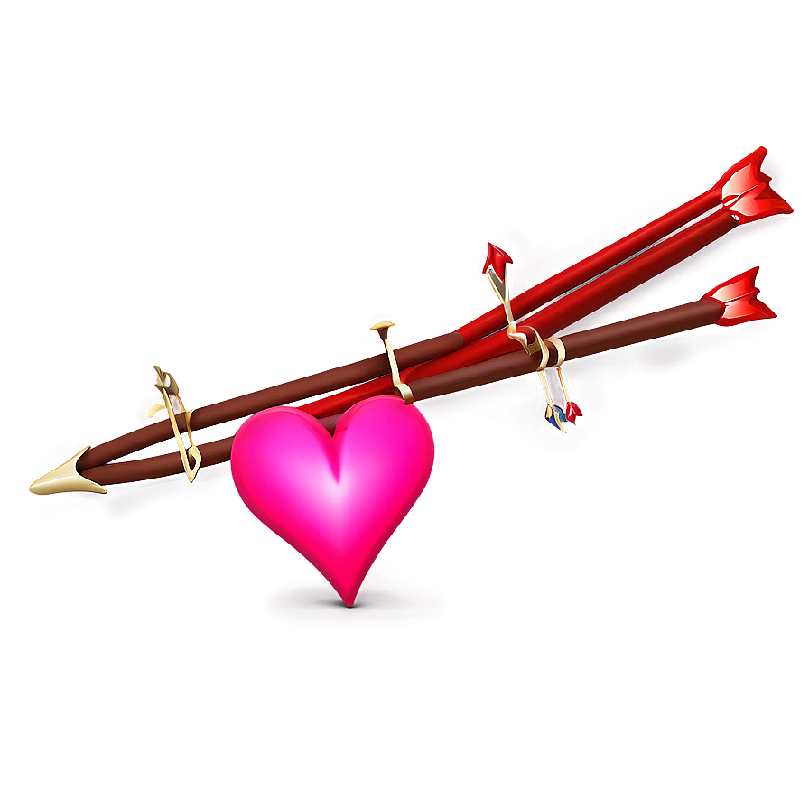 Valentine Heart Arrow Png 06262024 PNG Image